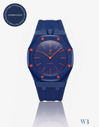 Rubber Strap For AP x Swatch Royal Pop Orenji Hachi
