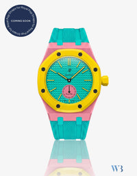 Rubber Strap For AP x Swatch Royal Pop Otg Roz